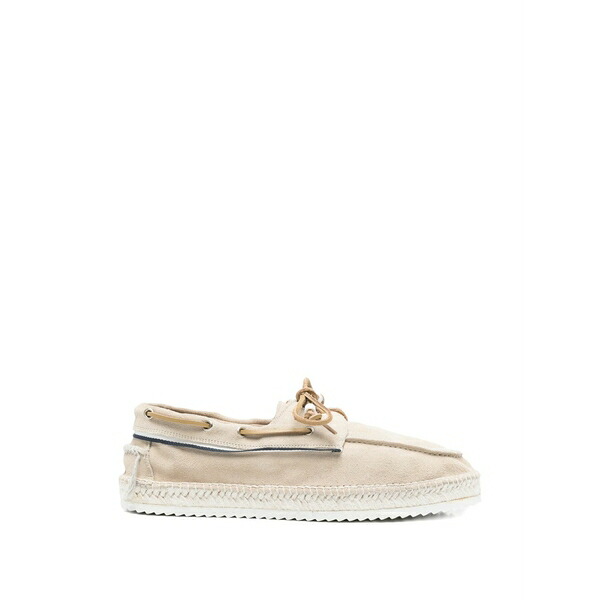 イレブンティ メンズ 御召しものシューズ シューズ Lace-up suede derby shoes Neutrals