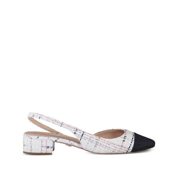 ヴェロニカ ベアード レディース パンプス シューズ Cecile tweed slingback pumps White