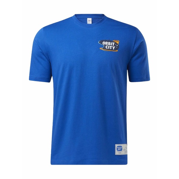 リーボック メンズ Tシャツ トップス Orbit city t-shirt Blue｜asty