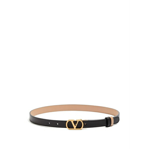 ヴァレンティノ ガラヴァーニ レディース 三尺帯 添え物 Logo-buckle reversible belt Black