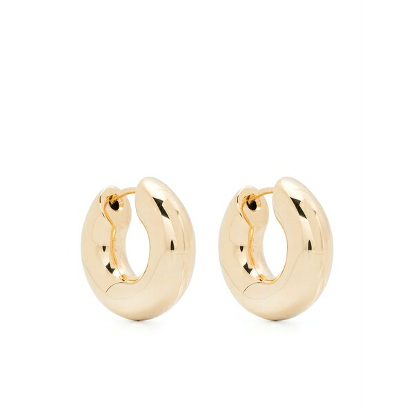 トムウッド メンズ ピアス・イヤリング アクセサリー Small chunky hoop earrings Gold｜asty