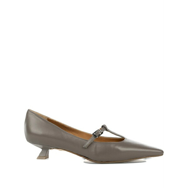 シャンタル レディース パンプス シューズ T-strap heel pumps Brown