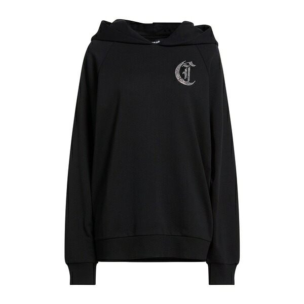 【貨物輸送無料】 ロベルトカヴァリ レディース パーカー・スウェットシャツ アウター Sweatshirts Black