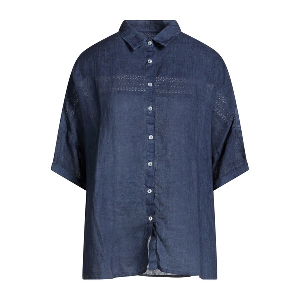 【貨物輸送無料】 １２０％リノ レディース プルオーバー トップス Shirts Blue
