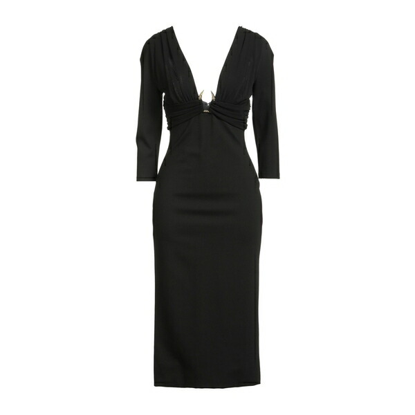 【貨物輸送無料】 ロベルトカヴァリ レディース 衣裳 トップス Midi dresses Black