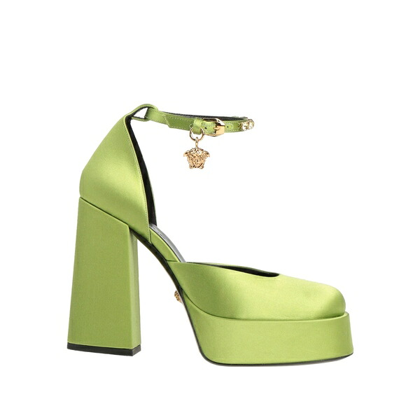 【貨物輸送無料】 ヴェルサーチ レディース パンプス シューズ Pumps Green