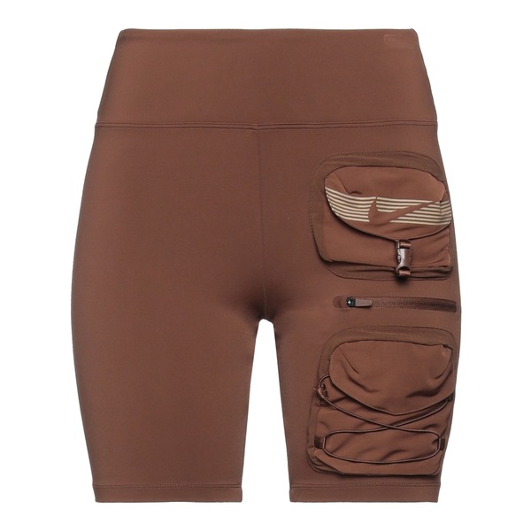 【送料無料】 ナイキ レディース カジュアルパンツ ボトムス Shorts & Bermuda Shorts Brown|asty