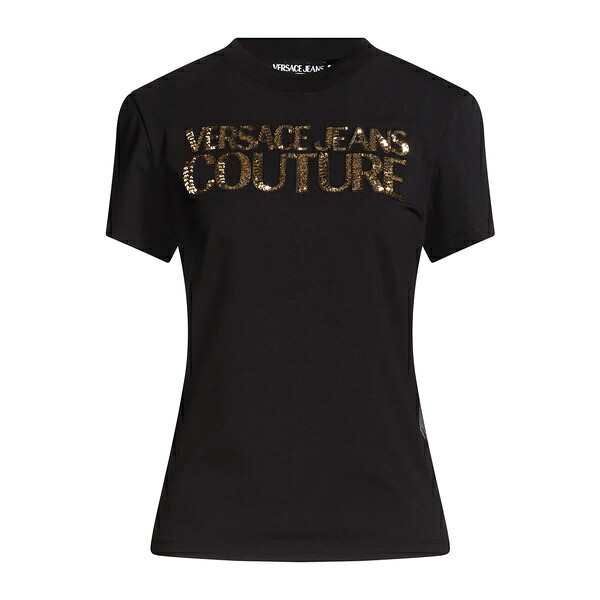 【貨物輸送無料】 呼びりん探し回る レディース ティーシャツ トップス T-shirts Black レディースファッション-トップス-Tシャツ・カットソー