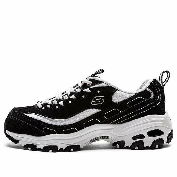 Skechers スケッチャーズ レディース スニーカー  【(WMNS) Skechers D Lites Low-Top Daddy Shoes Black 99999720-BKW】  大きさ US_7(24.0糎)