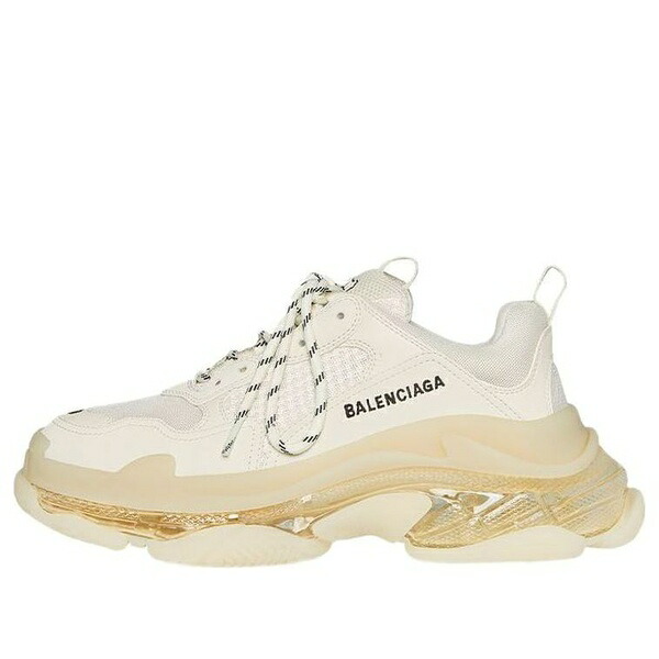 Balenciaga バレンシアガ レディース スニーカー  【(WMNS) Balenciaga Triple S Sneaker \u0027Clear Sole - Eggshell\u0027 544351W2GA19100】  大きさ US_W_4