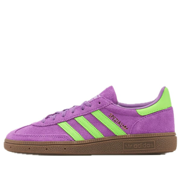 adidas アディダス レディース スニーカー  【(WMNS) adidas Handball Spezial \u0027Active Purple Solar Green\u0027 JS0251】  大きさ US_5(22.0珊)