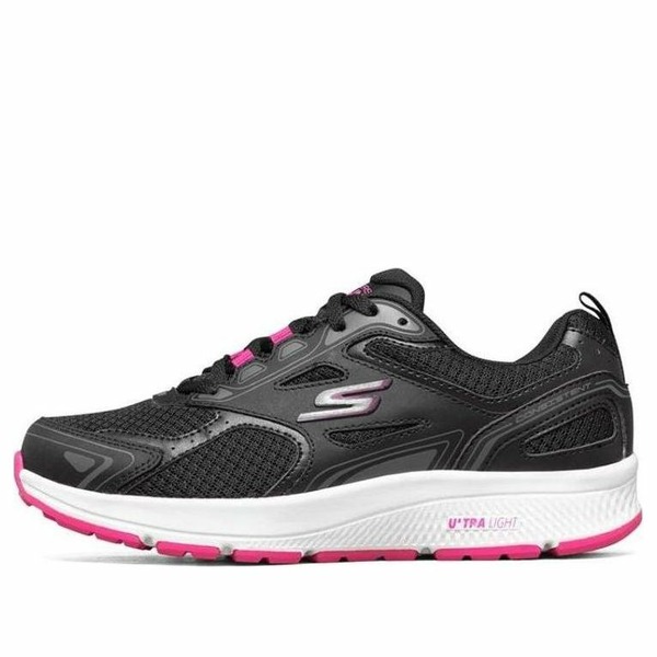 Skechers スケッチャーズ レディース スニーカー  【(WMNS) Skechers Go Run Consistent \u0027Black White Pink\u0027 128075-BKPK】  大きさ US_8(25.0珊)