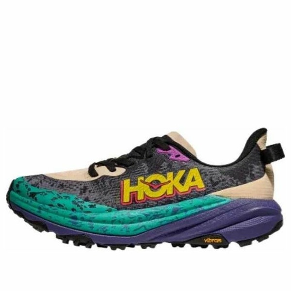 HOKA ONE ONE ホカオネオネ レディース スニーカー  【(WMNS) HOKA ONE ONE Speedgoat 6 \u0027Oatmeal Mountain Iris\u0027 1147811-OMN】  大きさ US_6.5(23.5珊)