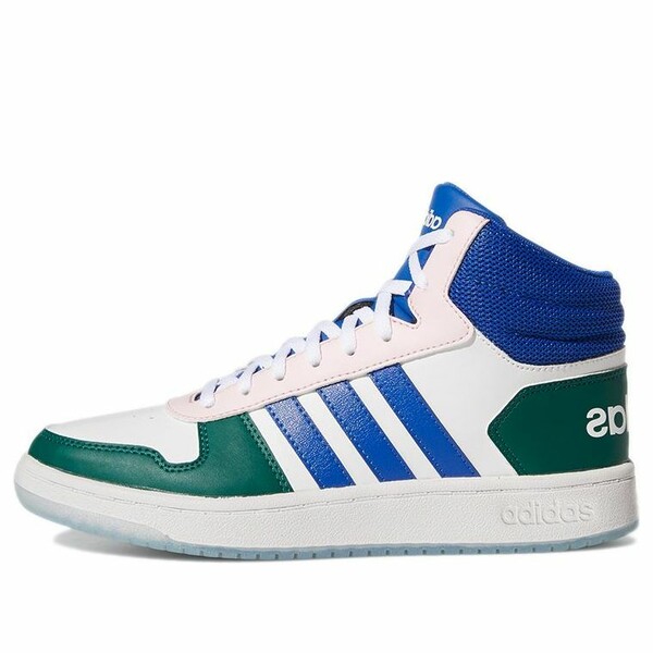 adidas アディダス レディース スニーカー  【(WMNS) adidas Hoops 2.0 Mid Shoes \u0027White Royal Blue\u0027 GY5900】  大きさ US_5.5(22.5珊)