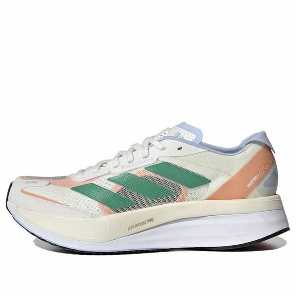adidas アディダス レディース スニーカー 【(WMNS) adidas Adizero Boston 11'White Tint Court Green' HQ3697】 サイズ US_5(22.0cm)｜asty