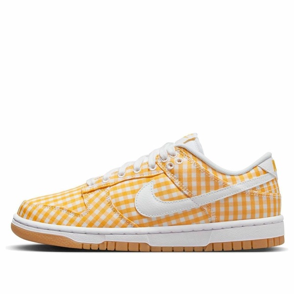 Nike ナイキ レディース スニーカー 【(WMNS) Nike Dunk Low 'Yellow Gingham' DZ2777-700】 サイズ US_7(24.0cm)|asty
