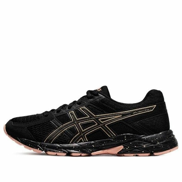 ASICS アシックス レディース スニーカー 【(WMNS) ASICS Gel-Contend 4 'Black Gold Pink' T8D9Q-011】 サイズ US_5(22.0cm)｜asty 36,920円