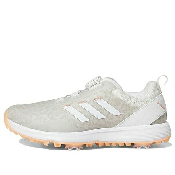 adidas アディダス レディース スニーカー 【(WMNS) adidas S2G Boa Spiked Golf Shoes 'Cloud White Coral Fusion' GV9434】 サイズ US_W_11｜asty
