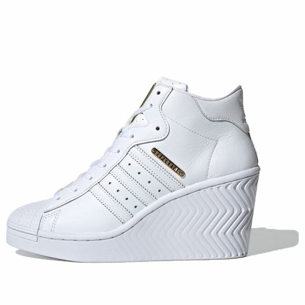 adidas アディダス レディース スニーカー  【(WMNS) adidas Superstar Ellure \u0027White Gold Metallic\u0027 FW3198】  大きさ US_5(22.0糎)