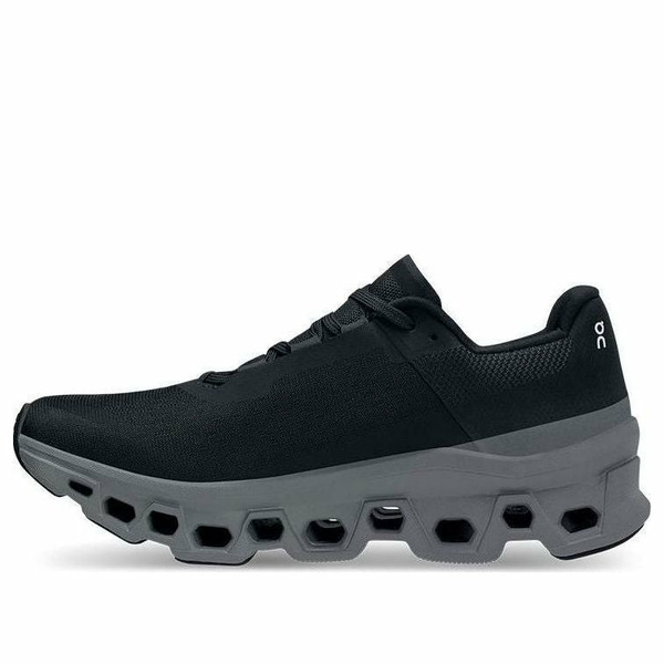 On Running オン 駈けっくら レディース スニーカー  【(WMNS) On Running Cloudmonster \u0027Black Magnet\u0027 61.99024】  大いさ US_W_10.5 スニーカー-靴-レディース靴