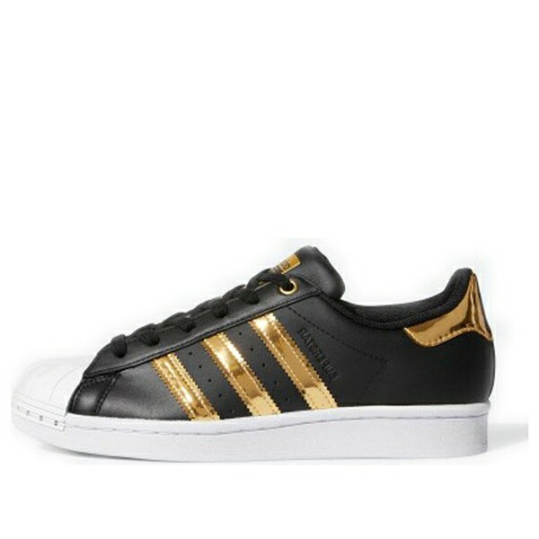 adidas アディダス レディース スニーカー 【(WMNS) adidas originals Superstar Metal Toe 'Black Gold' FV3329】 サイズ US_8.5(25.5cm)|asty