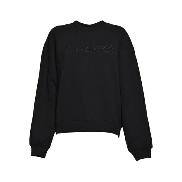 カーハート レディース ニット&セーター アウター Ray round-neck sweatshirt Black|asty
