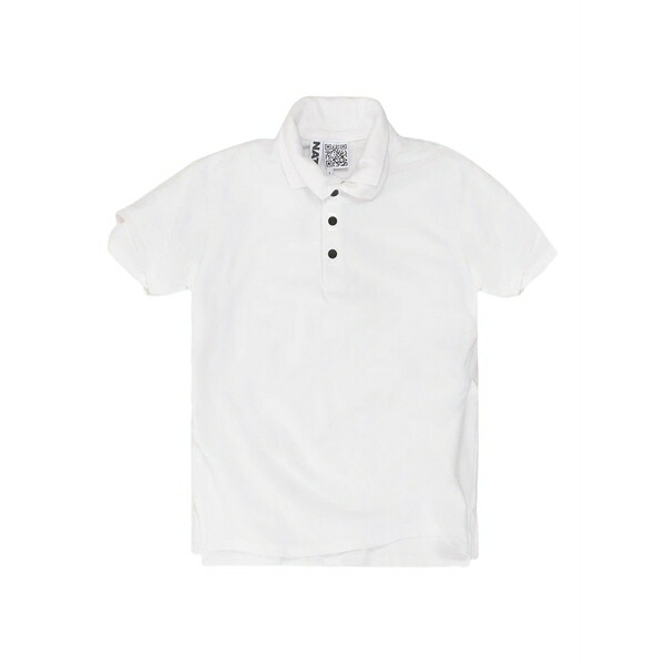 ナターシャジンコ レディース スポーツシャツ トップス Logo-embroidered polo top White