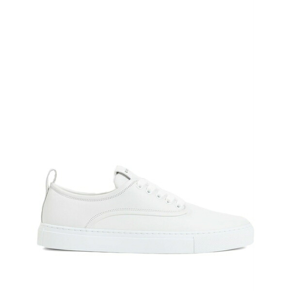 ジバンシー メンズ スニーカー シューズ Pull-tab leather sneakers White 靴-スニーカー-メンズ靴