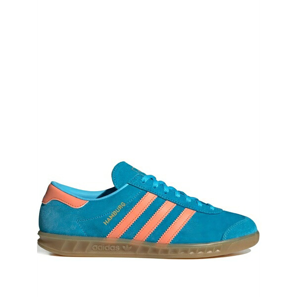 アディダス レディース スニーカー シューズ Hamburg 3-stripes sneakers Blue