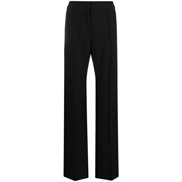 ジル・サンダー レディース カジュアルパンツ ボトムス High-waisted flared trousers Black|asty