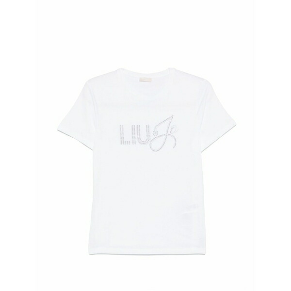 リュージョー レディース Tシャツ トップス Embellished t-shirt White