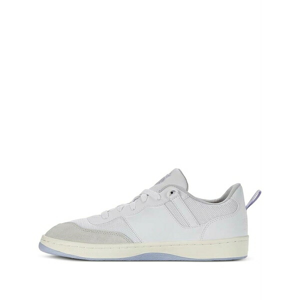 入れものイス レディース スニーカー シューズ Mesh-panel leather sneakers White