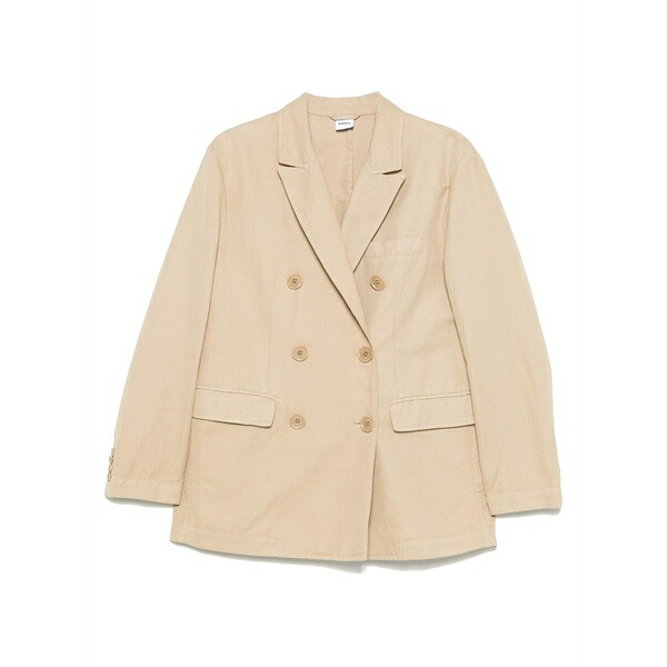 アスペジ レディース 上衣＆上衣 アウター Double-breasted blazer Neutrals