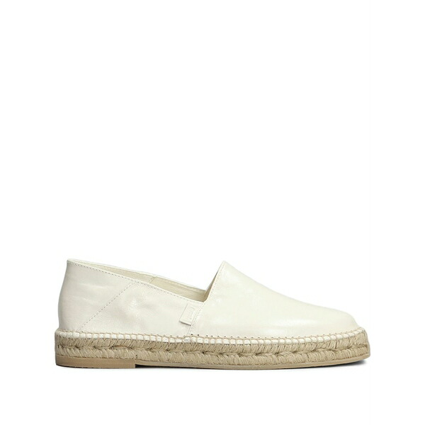 意中の女 メンズ サンダル シューズ Leather espadrilles  Neutrals