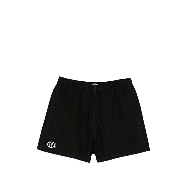 ボーディ メンズ カジュアルパンツ ボトムス Logo-detail shorts Black｜asty