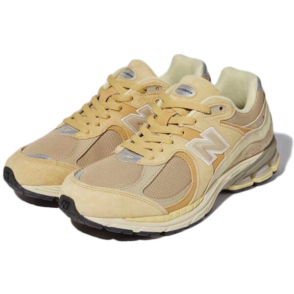 New Balance ニュー平衡にする メンズ スニーカー  【New Balance 2002R AURALEE Yellow Beige】  大いさ US_9(27.0糎) Yellow/Beige/White