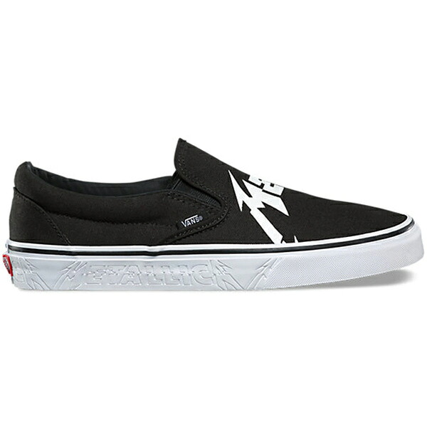 Vans バンズ メンズ スニーカー  【Vans Slip-On Metallica (2018)】  大きさ US_M_4.5 Black/True White
