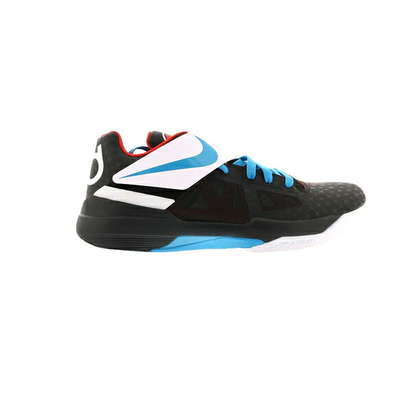 Nike ナイキ メンズ スニーカー 【Nike KD 4 N7 Black】 サイズ US_9.5(27.5cm) Black/Dark Turquoise-Challenge Red-White｜asty