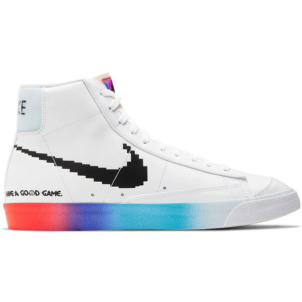 Nike ナイキ メンズ スニーカー  【Nike Blazer Mid 77 Have A Good Game】  大きさ US_7.5(25.5珊) White/White-Bright Crimson-Black