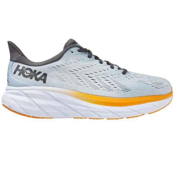 Hoka One One ホカオネオネ メンズ スニーカー  【Hoka One One Clifton 8 Blue Fog Orange】  大きさ US_8(26.0珊) Blug Fog/Plein Air
