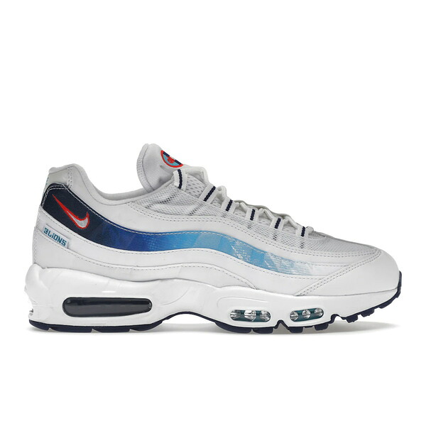 Nike ナイキ メンズ スニーカー  【Nike Air Max 95 3 Lions】  大きさ US_8.5(26.5珊) White/Challenge Red/Blue Void/White