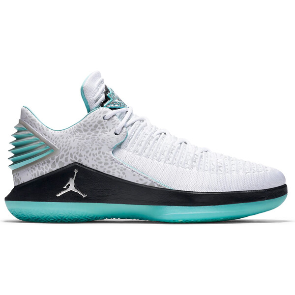 Jordan ジョーダン メンズ スニーカー  【Jordan XXXII Low Guo Ailun PE】  大いさ US_9.5(27.5糎) White/Black-Metallic Silver-Multi-Color