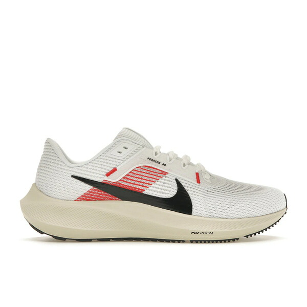 Nike ナイキ メンズ スニーカー  【Nike Air Zoom Pegasus 40 EK Eliud Kipchoge】  大いさ US_10(28.0糎) White/Chile Red/Coconut Milk/Black