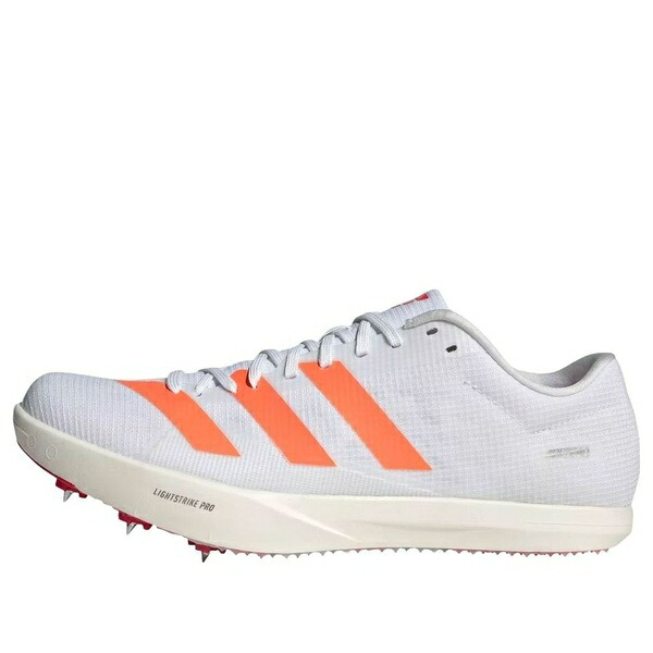 adidas アディダス メンズ スニーカー 【adidas Adizero Long Jump \u0027White Lucid Orange\u0027 JQ0807】  大きさ US_12(30.0珊)