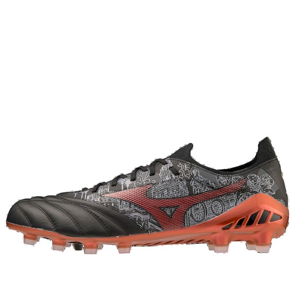 Mizuno ミズノ メンズ スニーカー 【Mizuno Morelia Neo III Beta x SR4 Elite FG 'Black High Risk Red' P1GA2396-04】 サイズ US_8(26.0cm)｜asty