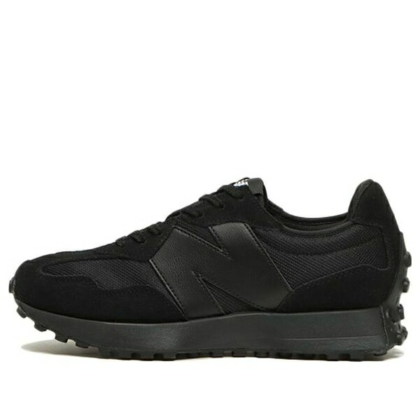 New Balance ニュー平衡にする メンズ スニーカー 【New Balance 327 \u0027Triple Black\u0027 MS327CTB】  大きさ US_5(23.0糎)