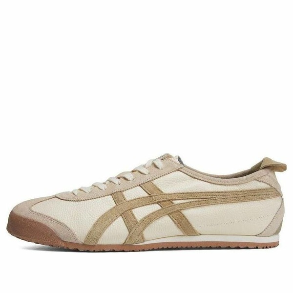 Onitsuka Tiger オニツカタイガー メンズ スニーカー 【Onitsuka Tiger Mexico 66 \u0027Cream Beige Brown\u0027 1183C076-101】  大いさ US_8.5(26.5糎) スニーカー-靴