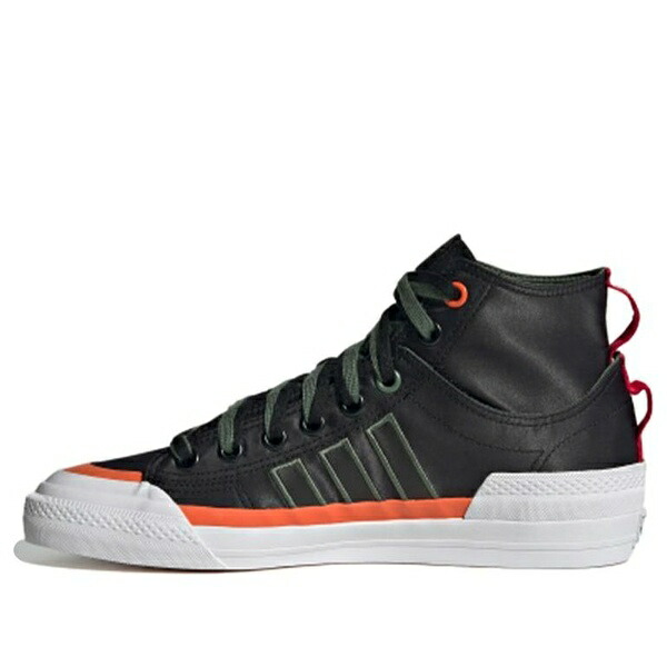 adidas アディダス メンズ スニーカー 【adidas Nizza Hi DL \u0027Black Green Oxide\u0027 GZ2653】  大きさ US_M_4
