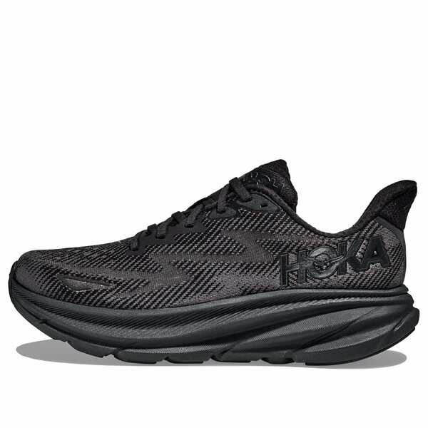 HOKA ONE ONE ホカオネオネ レディース スニーカー  【(WMNS) HOKA ONE ONE Clifton 9 \u0027Triple Black\u0027 1127896-BBLC】  大きさ US_W_12