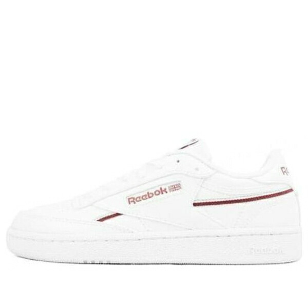 Reebok リーボック レディース スニーカー  【(WMNS) Reebok Club C 85 Vegan \u0027White Red\u0027 100074446】  大きさ US_7.5(24.5糎)